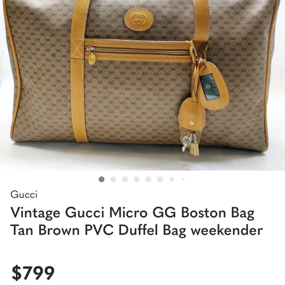 Gucci Monogram Duffel Bag - Picture 15 of 15